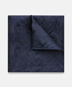 Silk Self Paisley Pocket Square